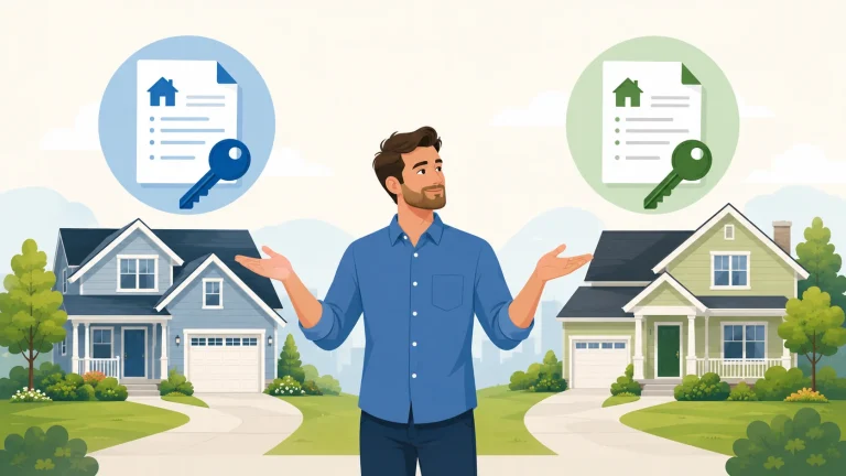 Homeowner with two properties each showing a HELOC home equity line of credit