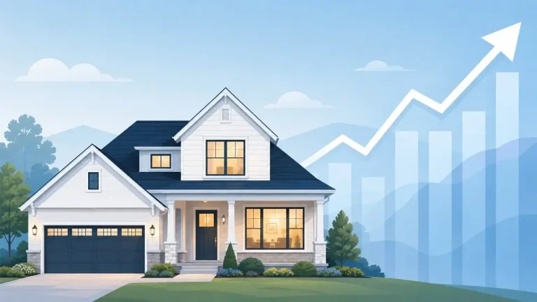 Illustration of a home representing a HELOC home equity line of credit